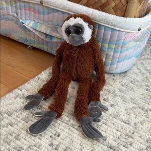 Brown Plush Monkey Toy